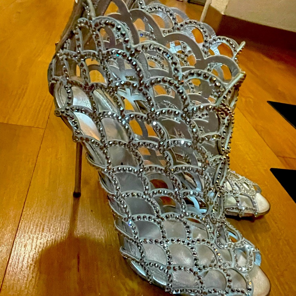 Crystal heels